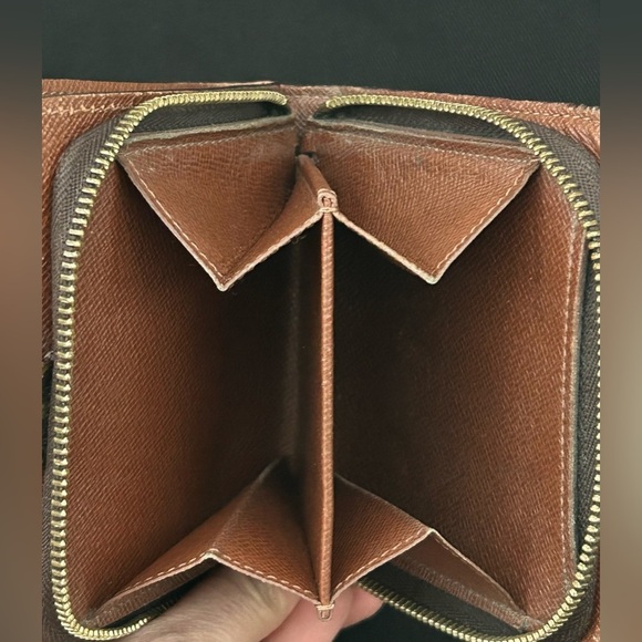 Louis Vuitton Monogram Compact Zippy Wallet MI0062 2002 France Vintage Authentic - Picture 8 of 10